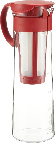 Infusor e Garrafa de Café Cold Brew Hario Mizudashi / Ovalware em Vidro Borossilicato (1 Litro)