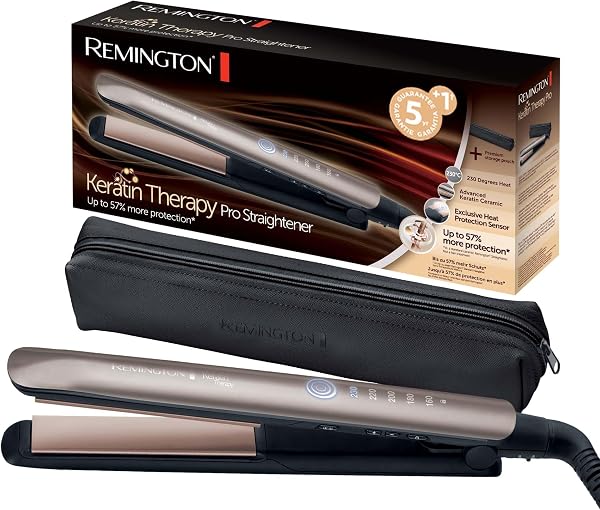 Prancha Alisadora de Cabelo Remington Keratin Protect / GHD Style com Sensor Inteligente de Humidade