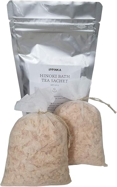 Conjunto de Banho Japonês Onsen (Toalha Esfoliante Binchotan + Sabonete de Cedro Hinoki e Sais)